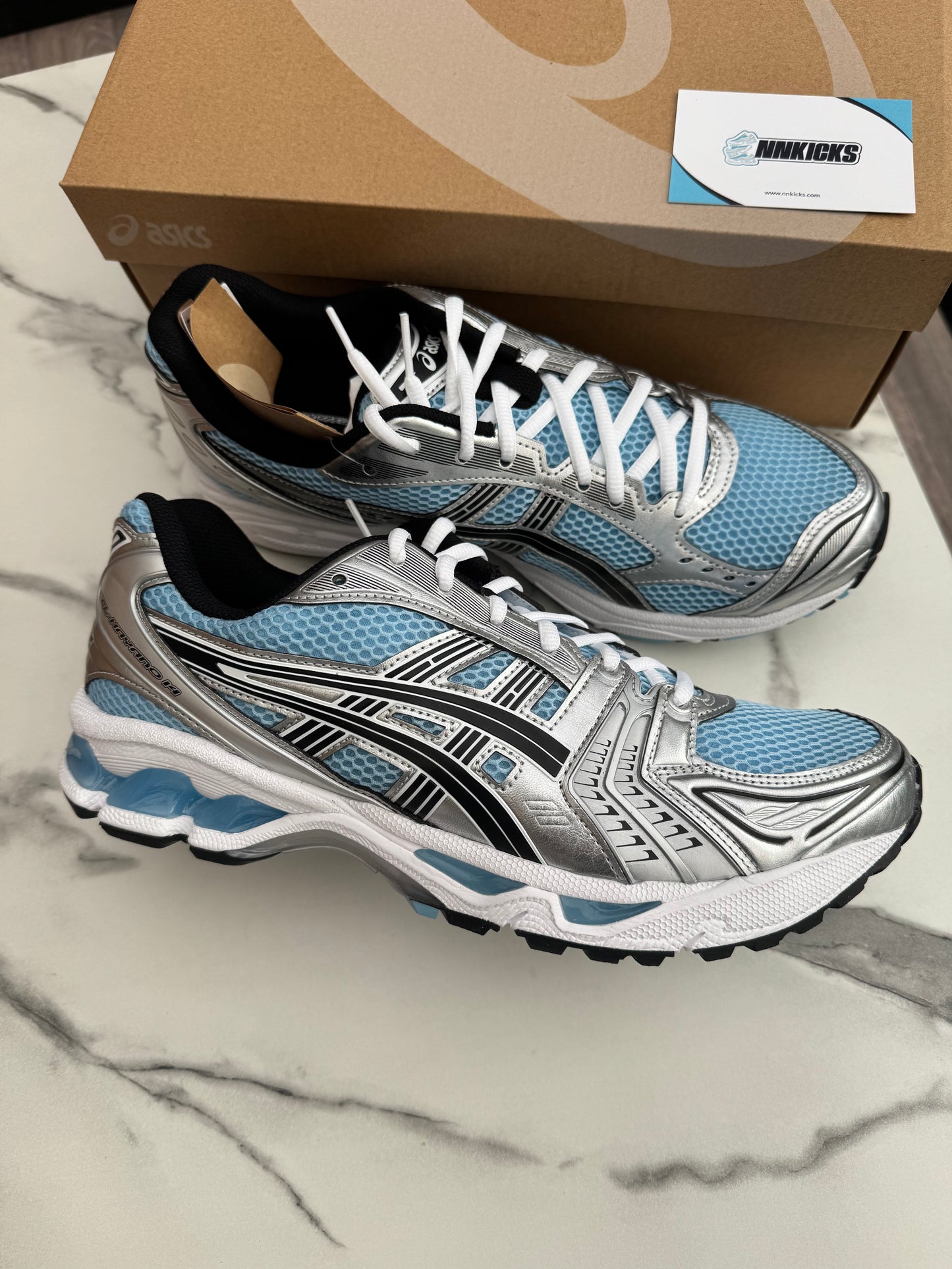 ASICS Kayano 14 sky blue
