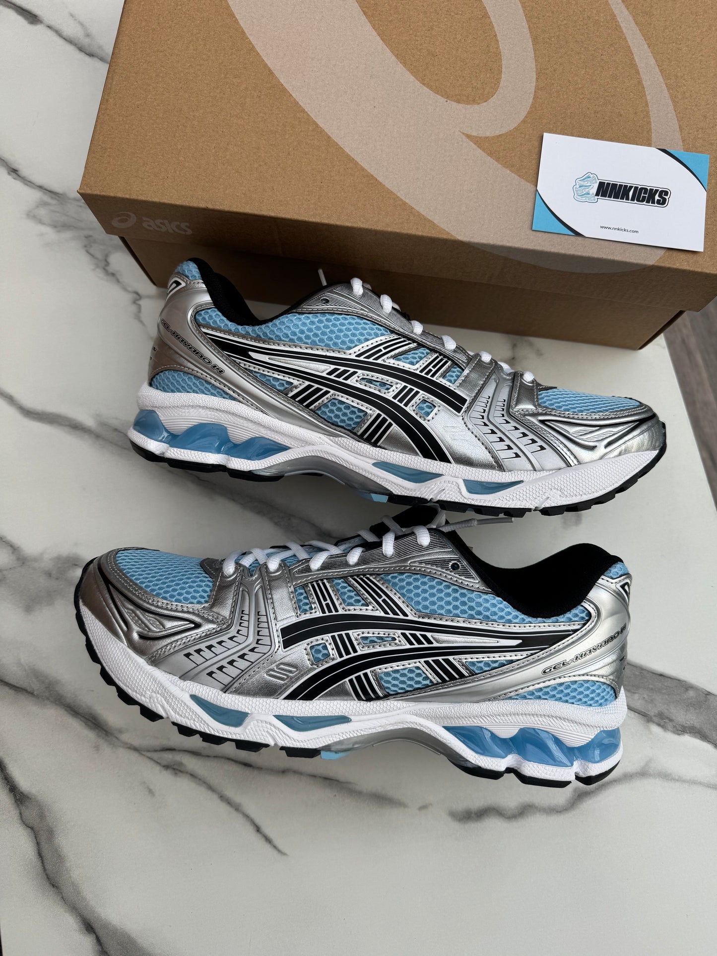 ASICS Kayano 14 sky blue