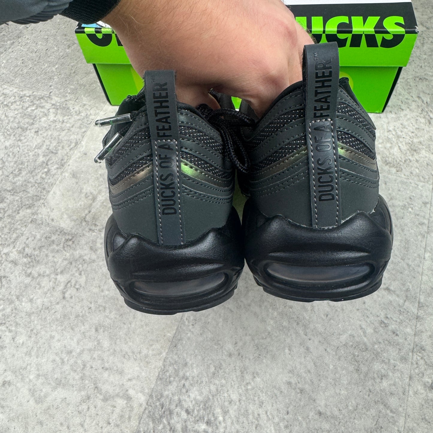 Nike Air Max 95/97 Ducks of a Feather Oregon Thunder