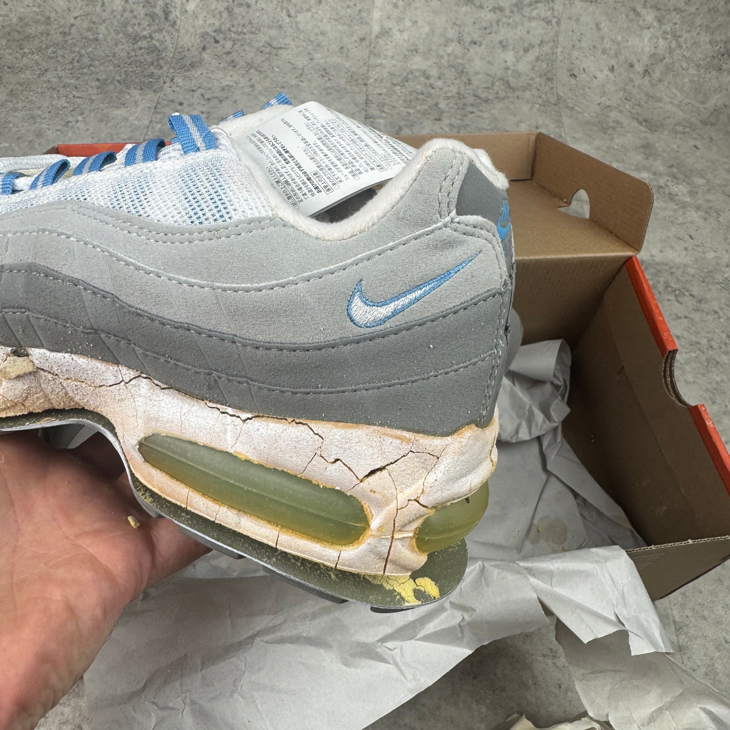 Nike Air Max 95 Neutral grey / Blue wave