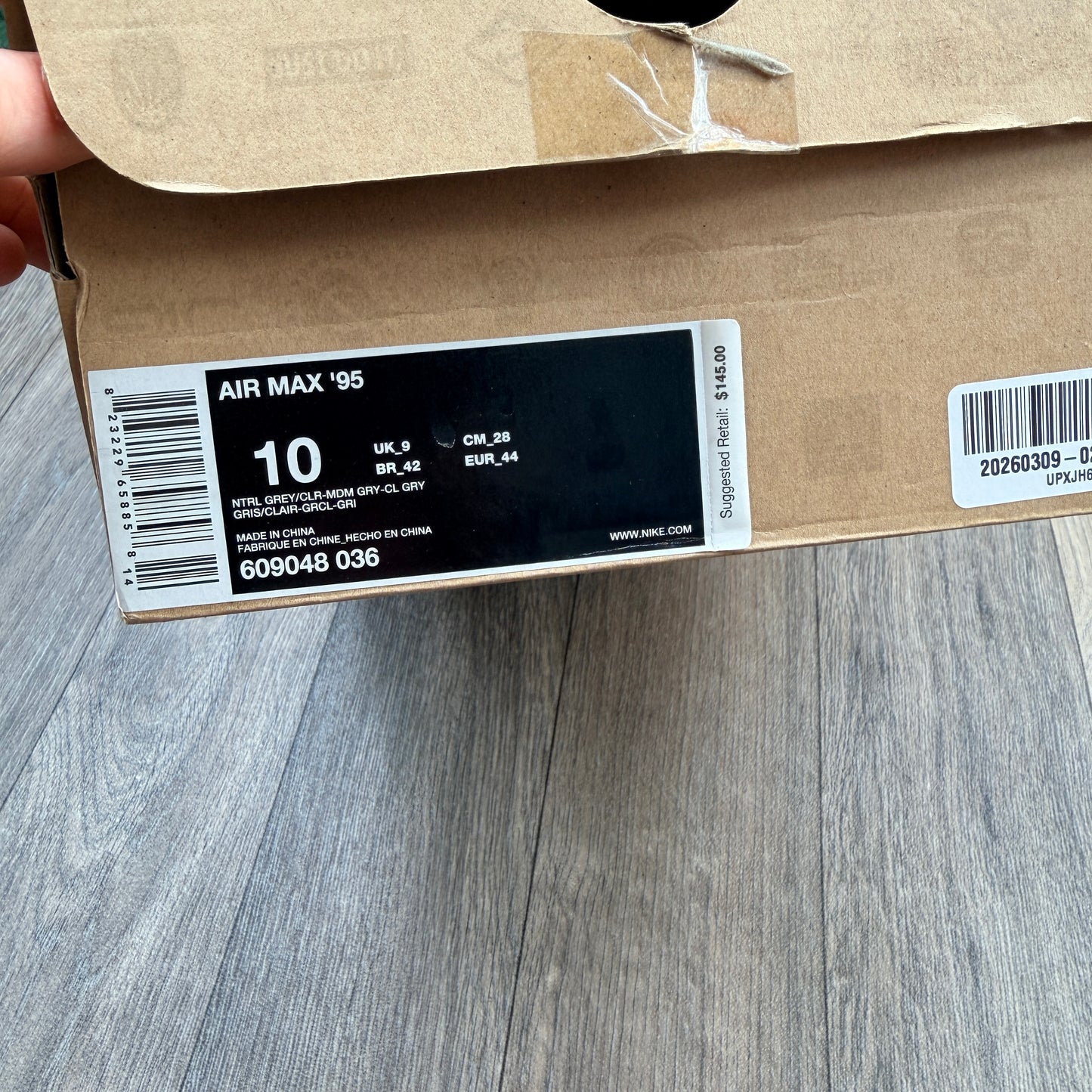 NIKE Air Max 95 Black/Grey Old