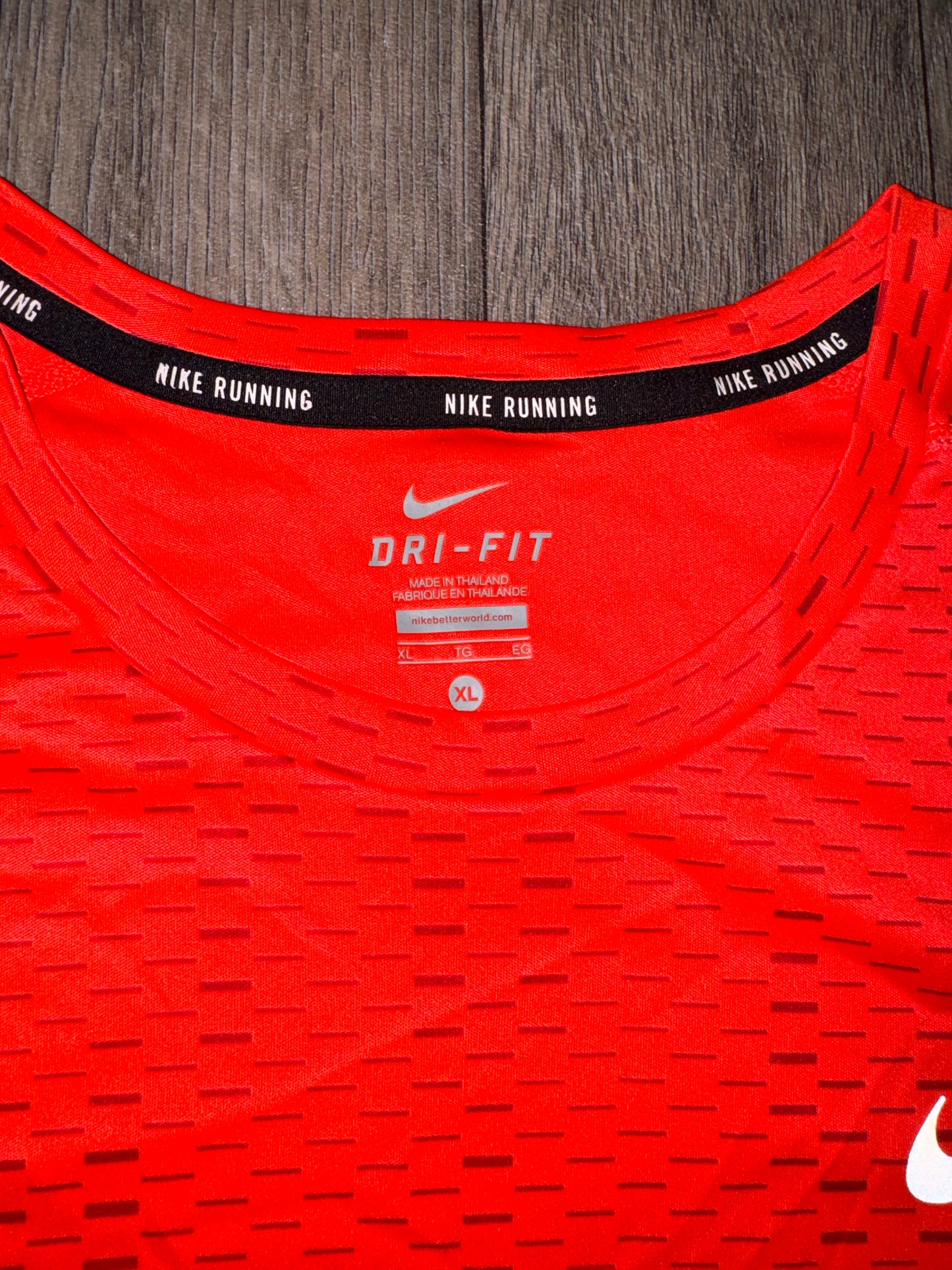 Nike Red digital dri fit T-shirt
