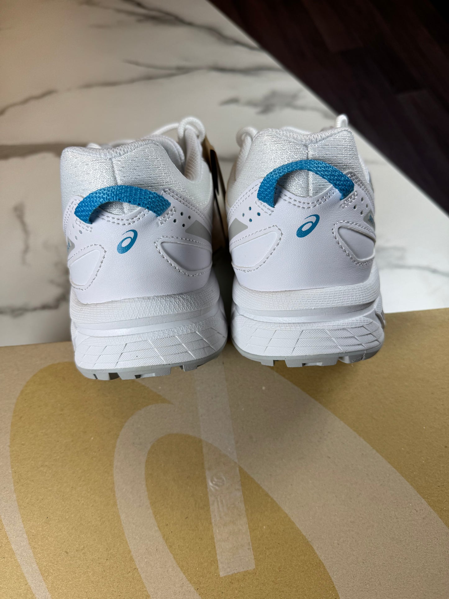 ASICS Gel venture 6 White/blue