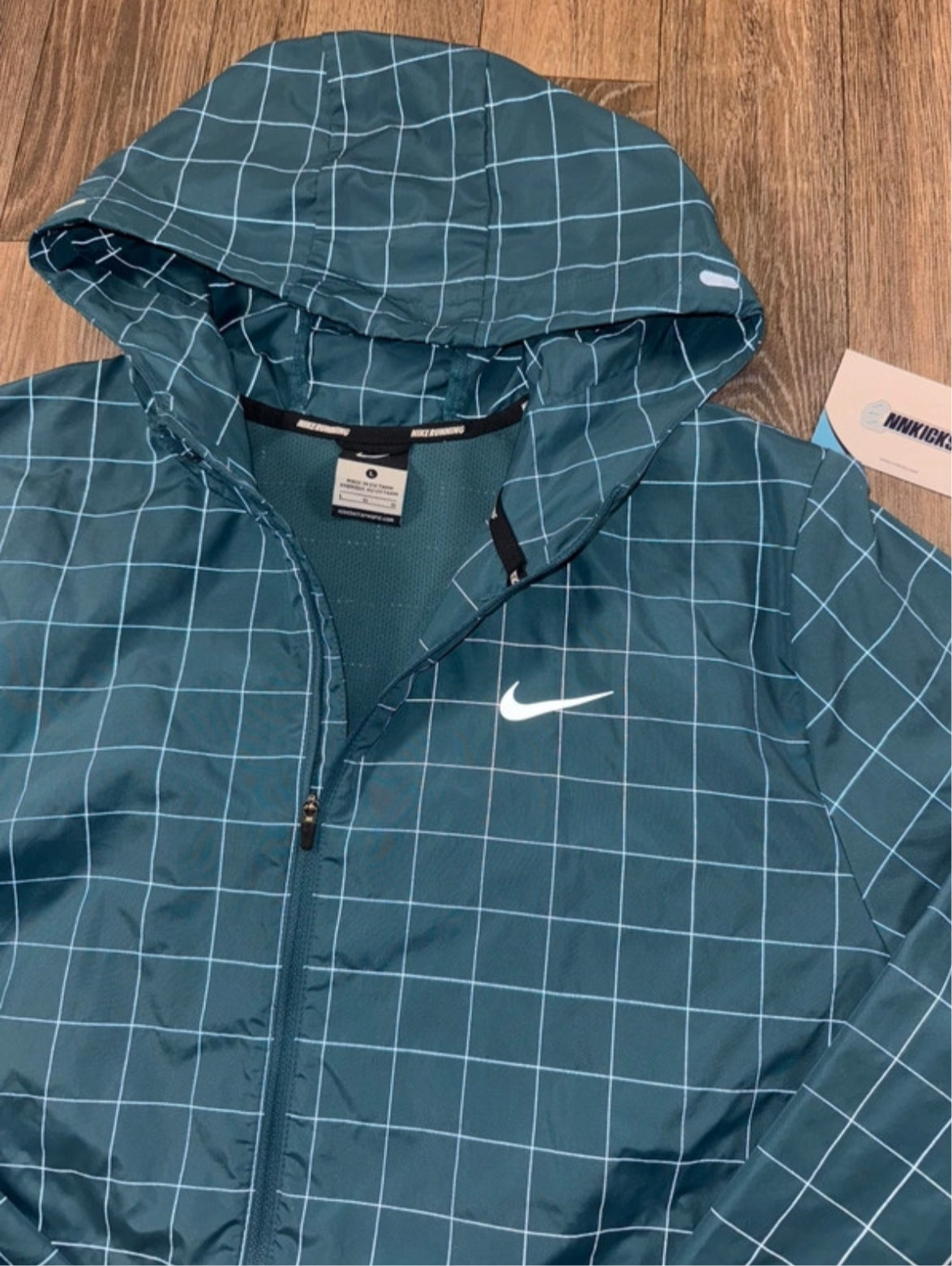 Nike Teal Dave Grid Windbreaker