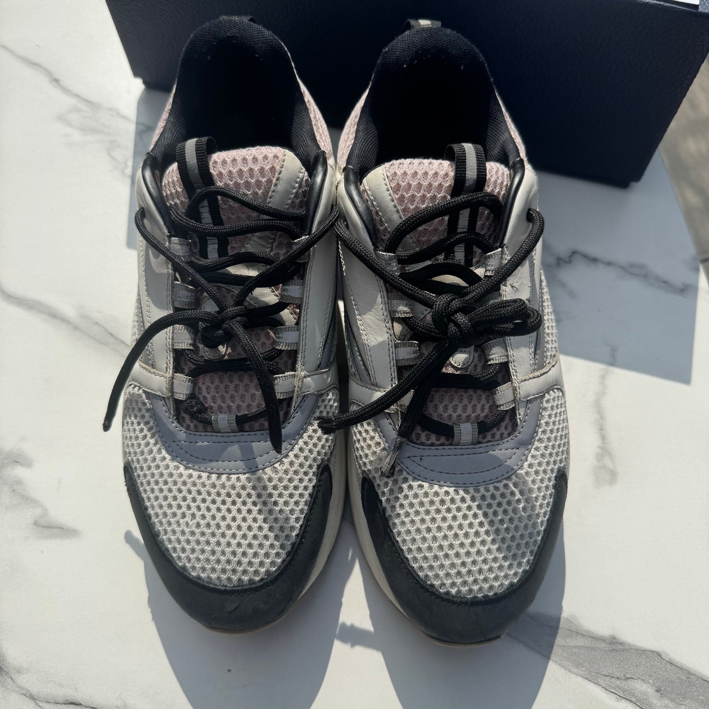 Dior b22 Grey/White/Pink