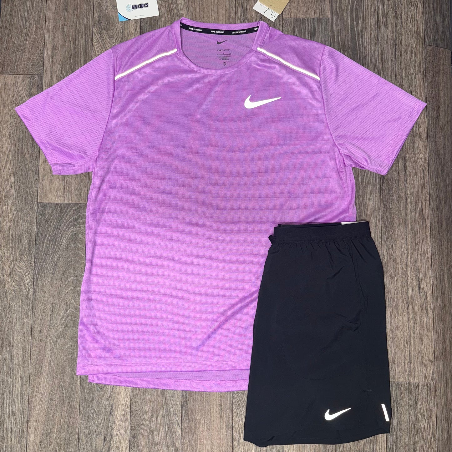 Nike Miler 1.0 Rush Fuschia / Black Flex Stride 7”