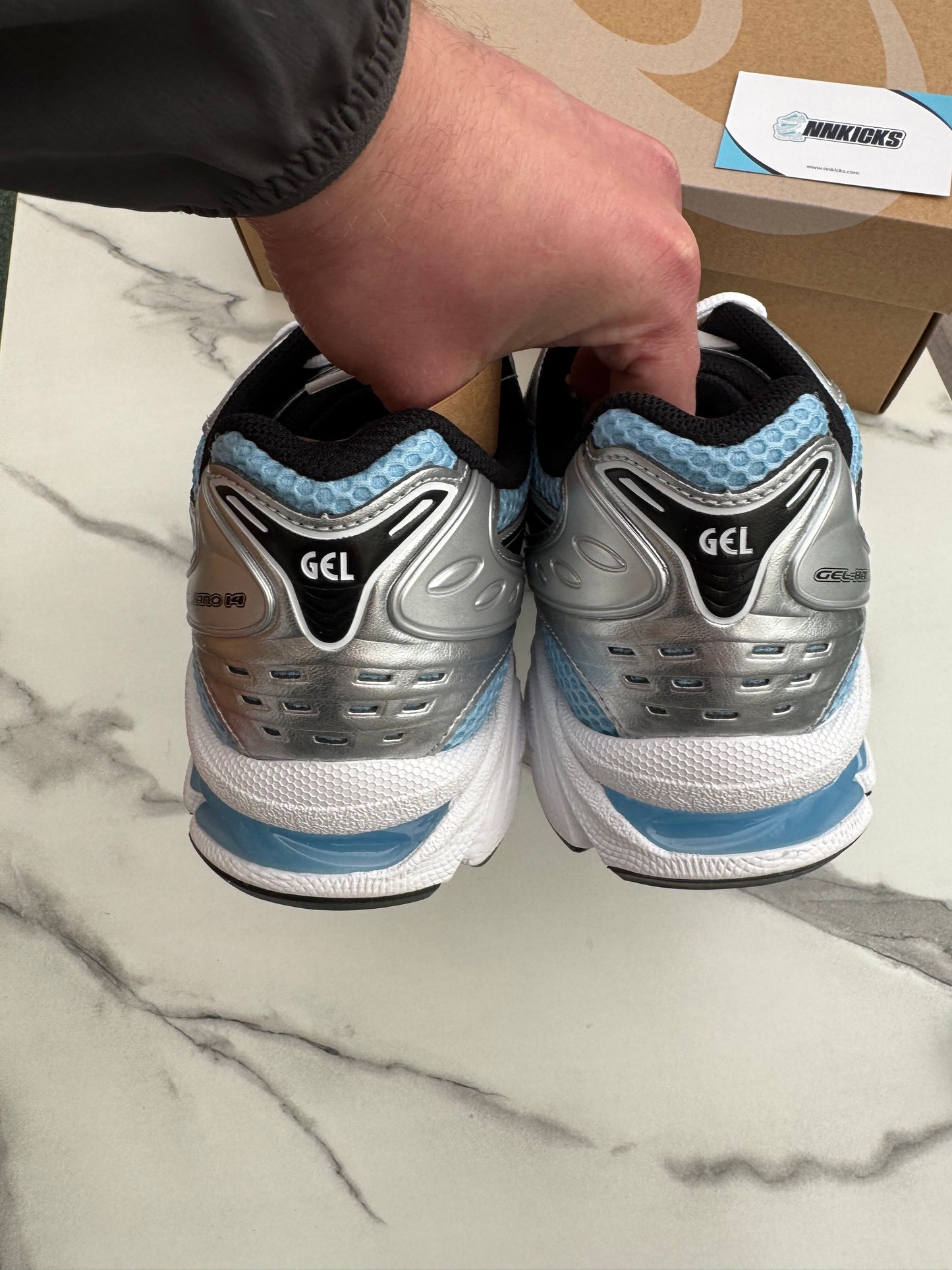 ASICS Kayano 14 sky blue