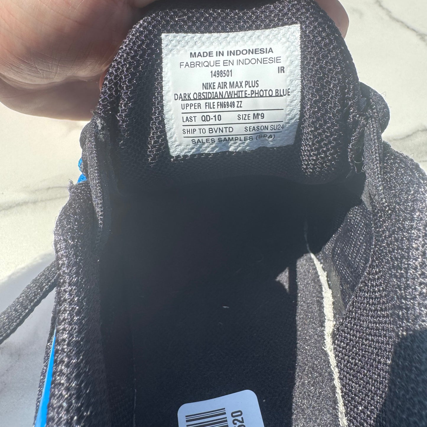 Nike air max TN Obsidian (Sample)