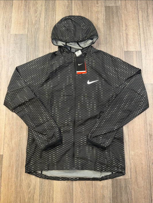 Nike black digital windbreaker