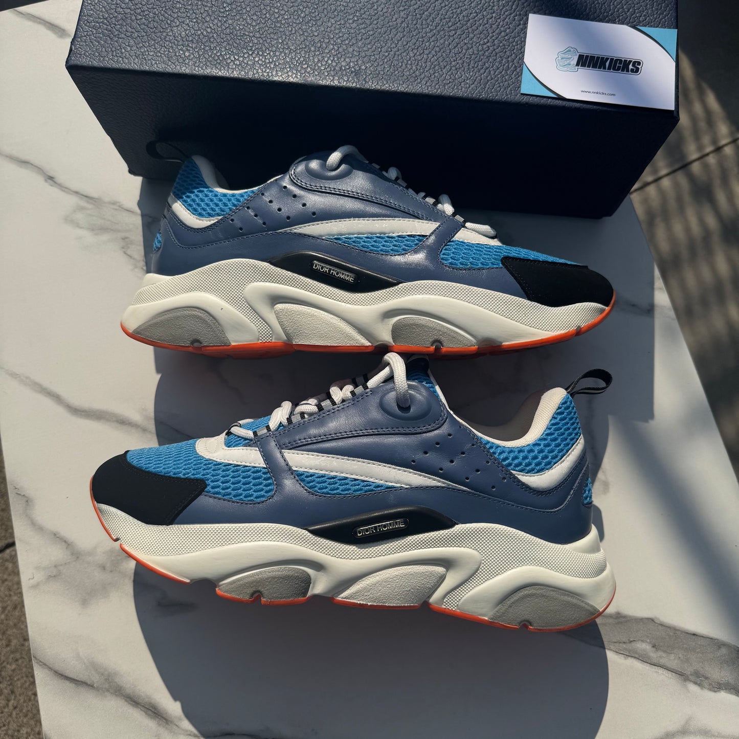 Dior b22 Blue/White/Orange