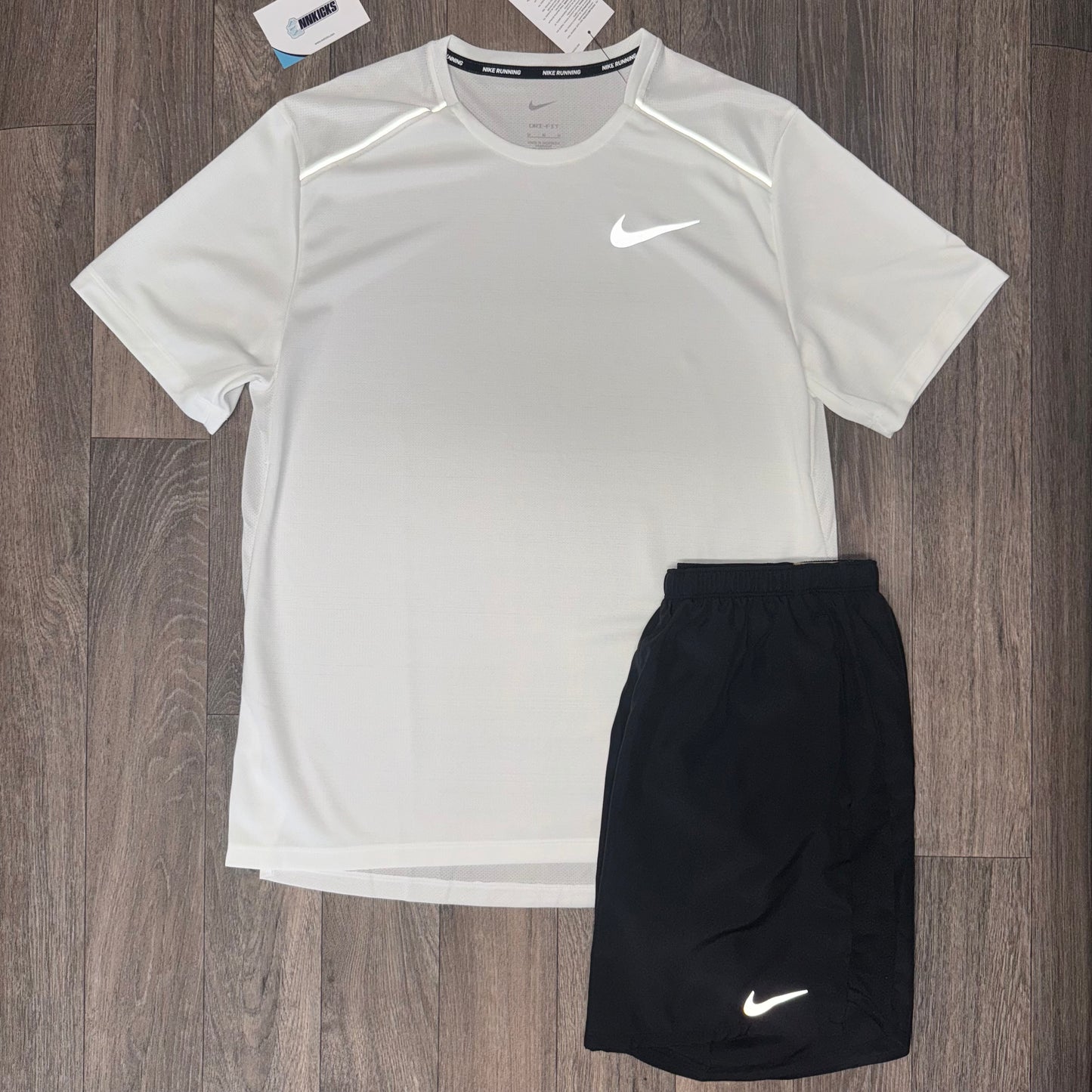Nike Miler 1.0 White / Black Challenger 7”