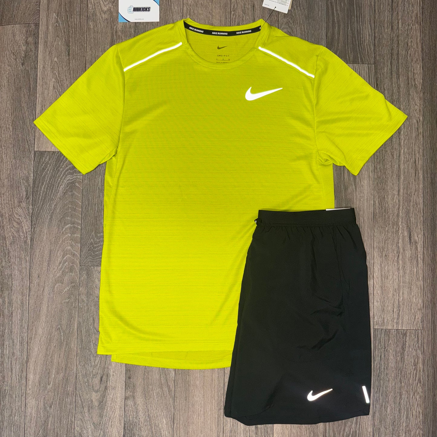 Nike Miler 1.0 Bright Cactus / Black Flex Stride 7”
