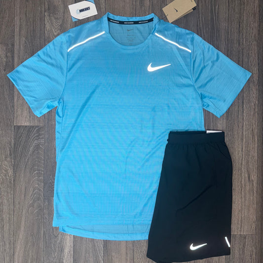 Nike Miler 1.0 Baltic Blue / Black Flex Stride 7”