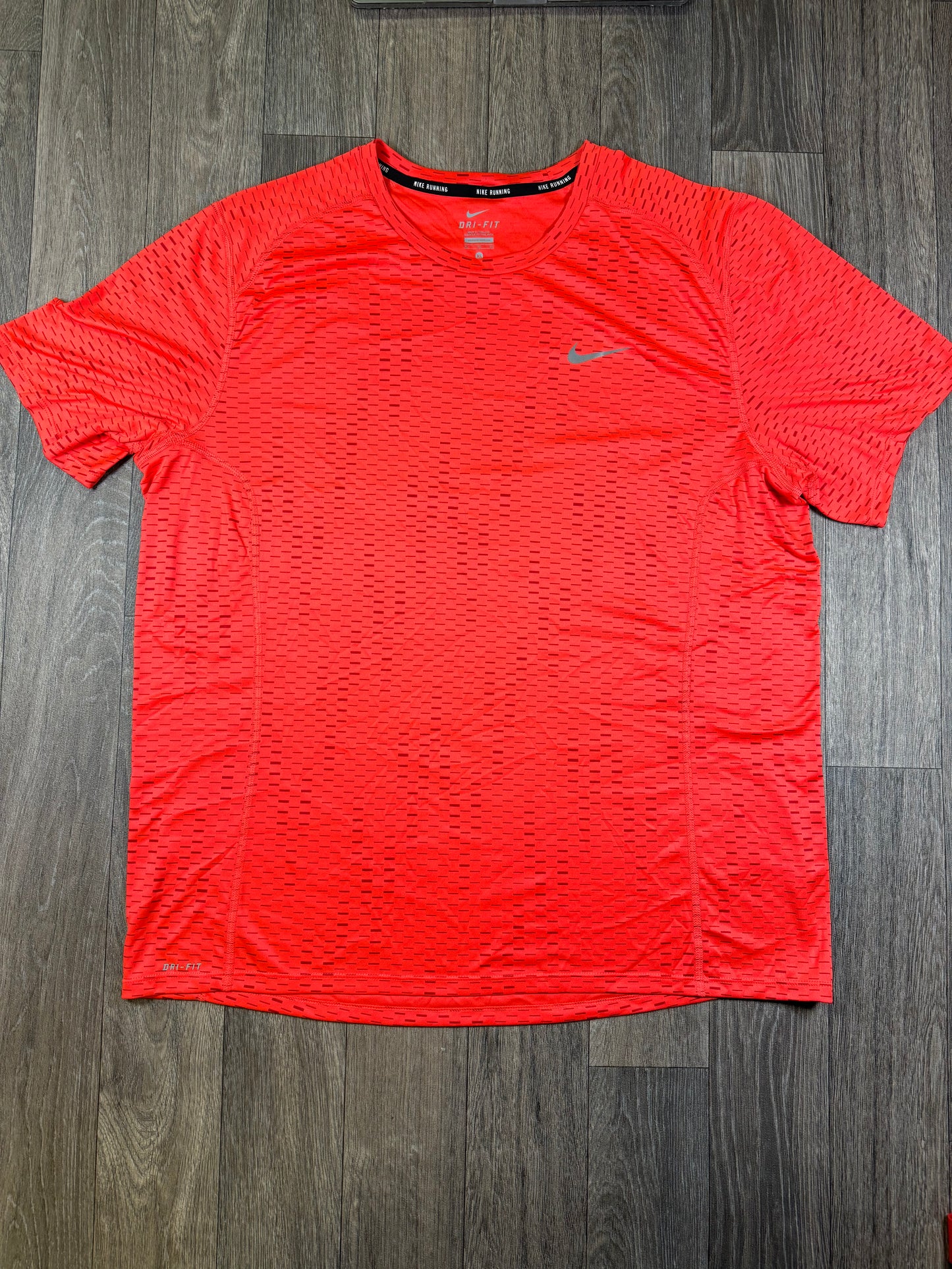 Red digital dri fit T-shirt