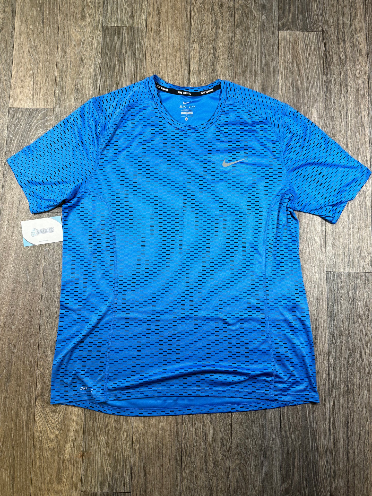 Digital Blue dri fit t shirt