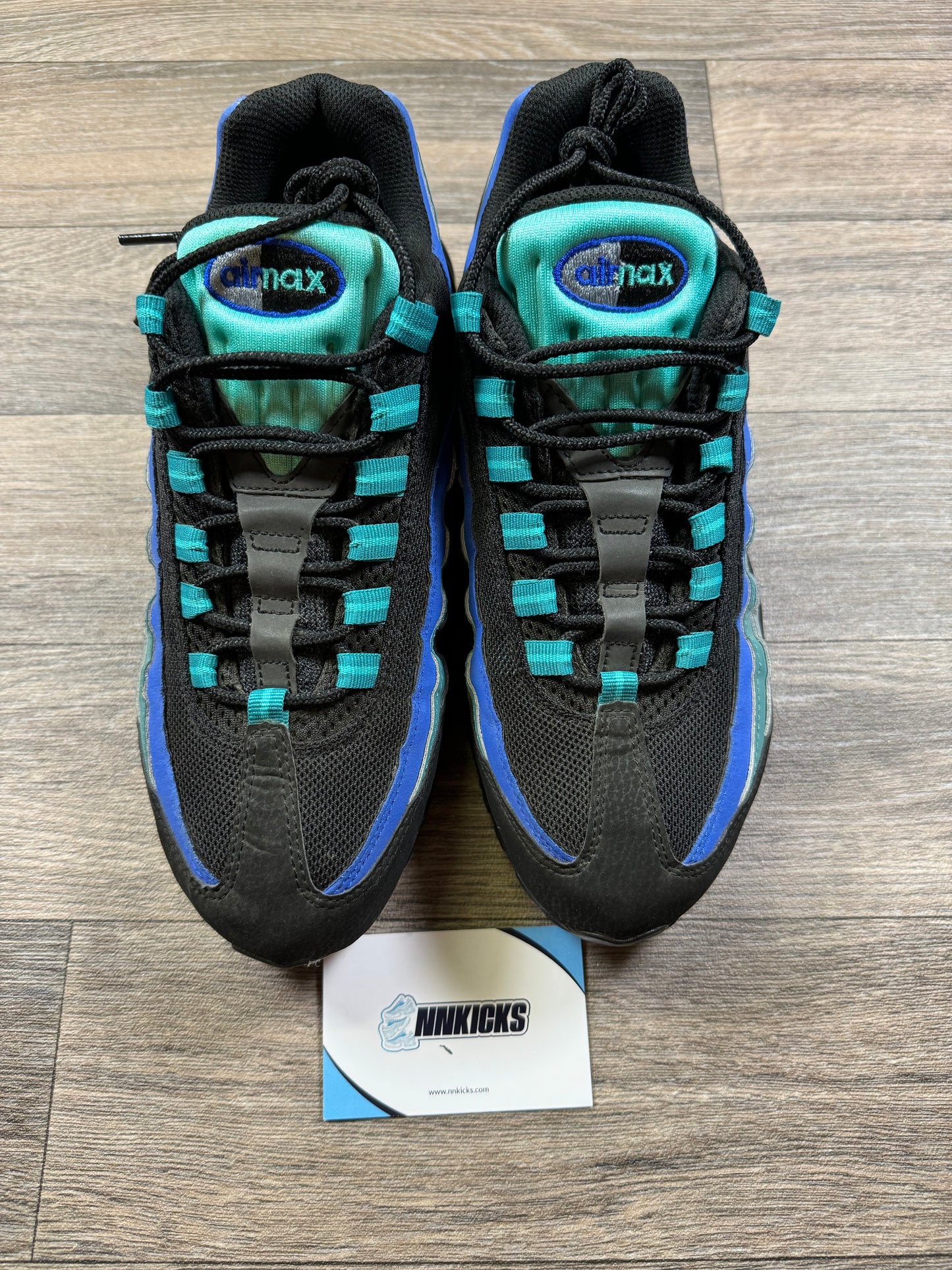 Air max 95 black hyper blue