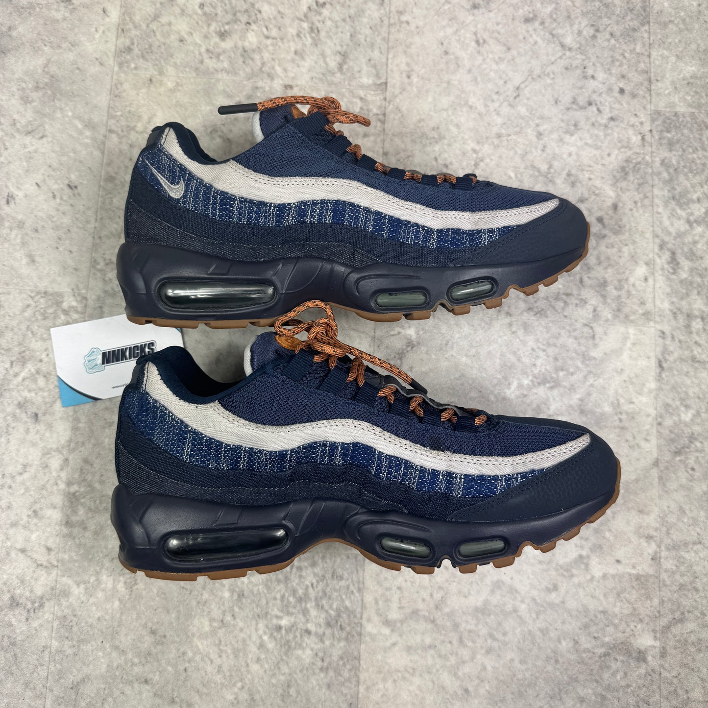 Nike Air Max 95 Denim Dark Obsidian Gum