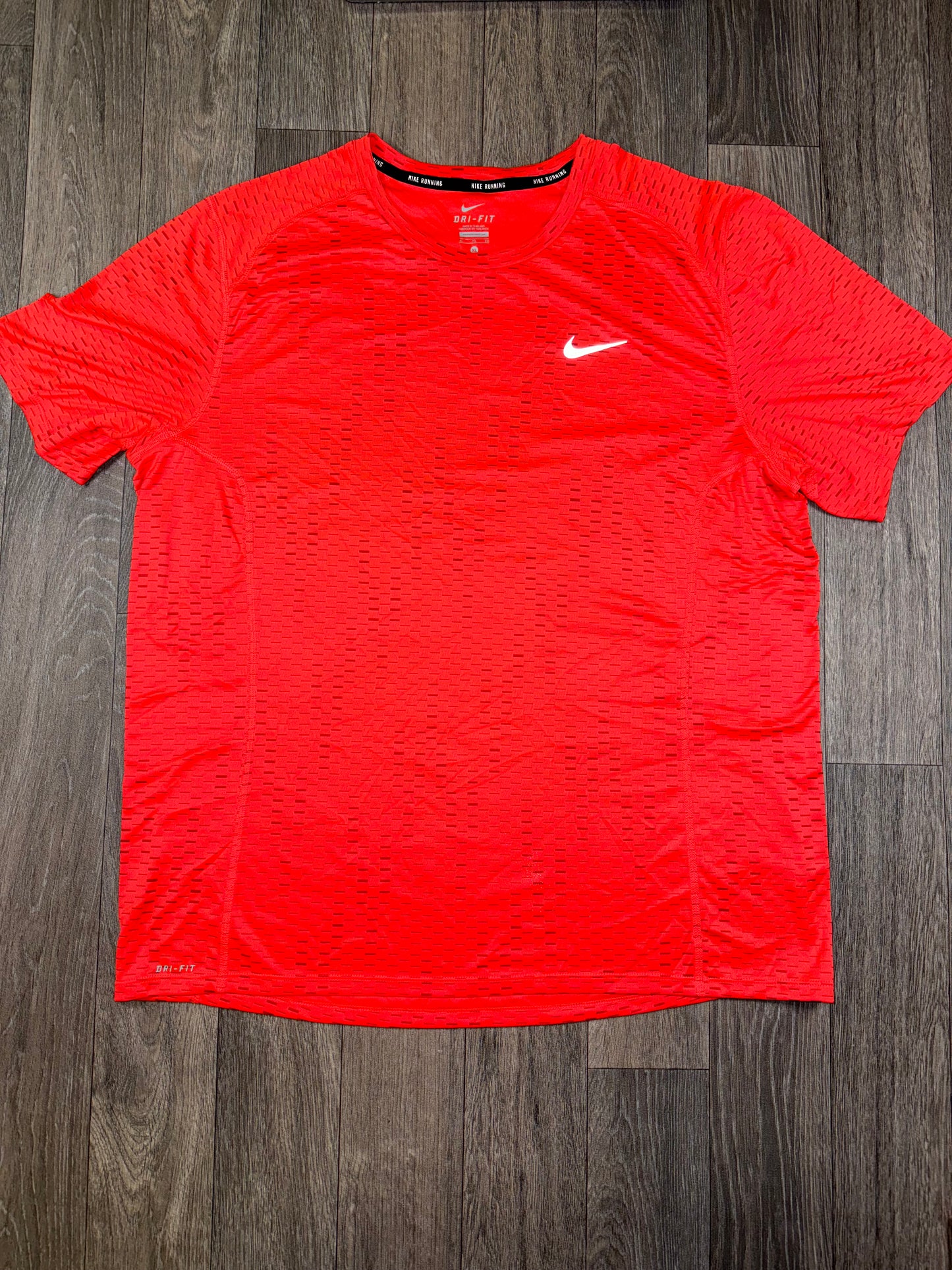 Red digital dri fit T-shirt