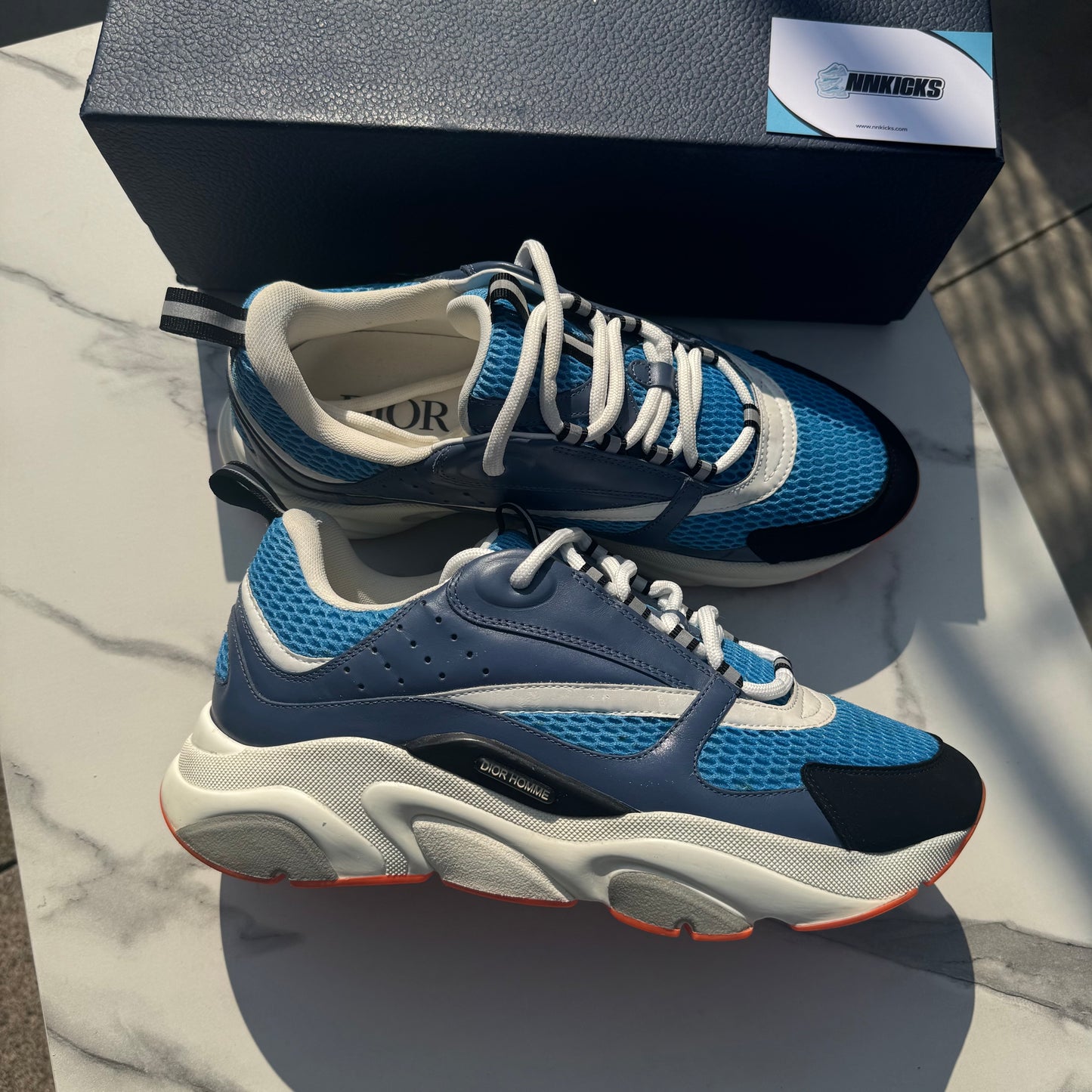 Dior b22 Blue/White/Orange