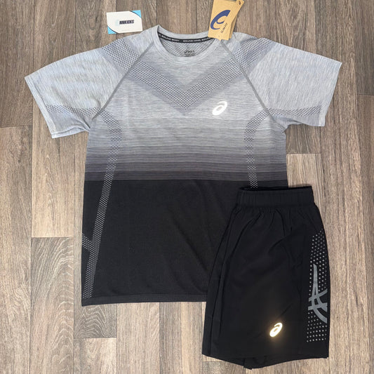 ASICS Seamless Black/Grey / Black Icon Shorts