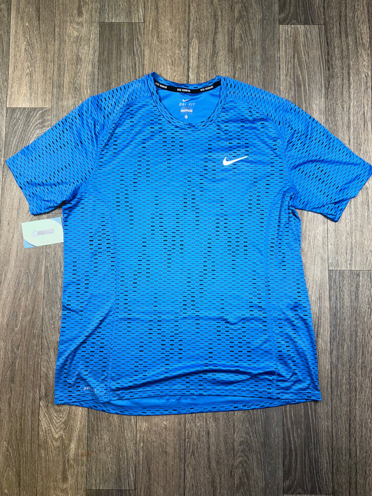 Digital Blue dri fit t shirt