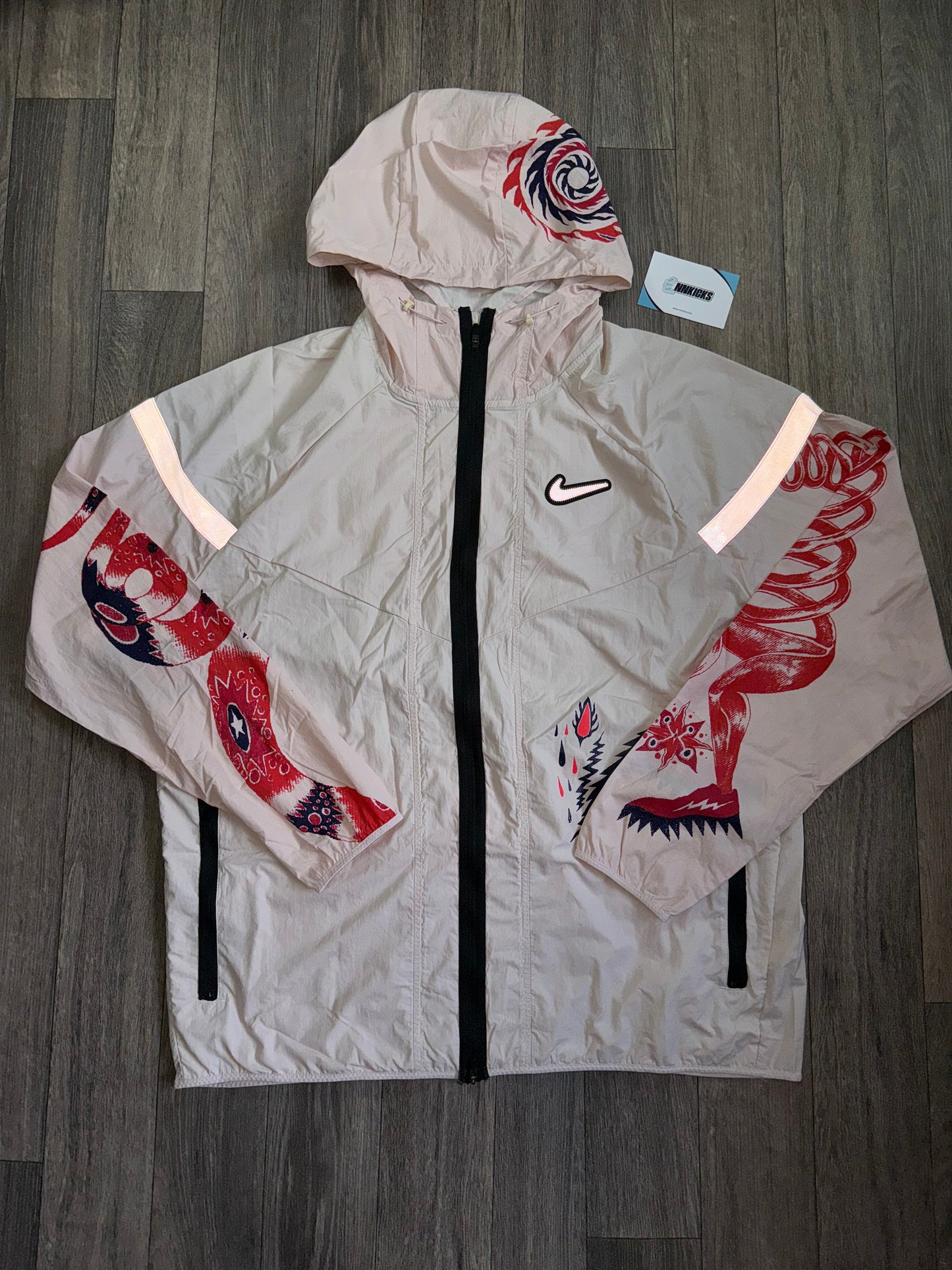 Pink dragon windbreaker