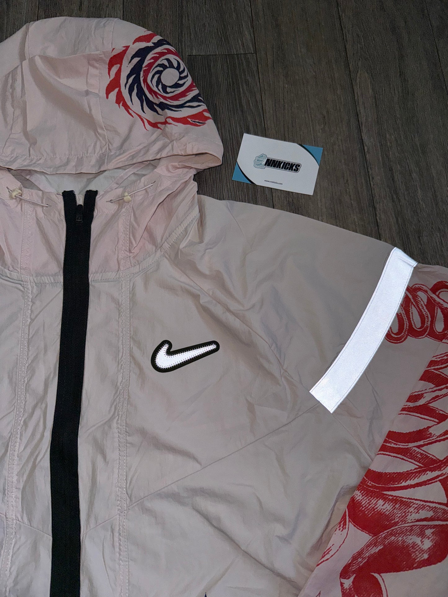 Pink dragon windbreaker