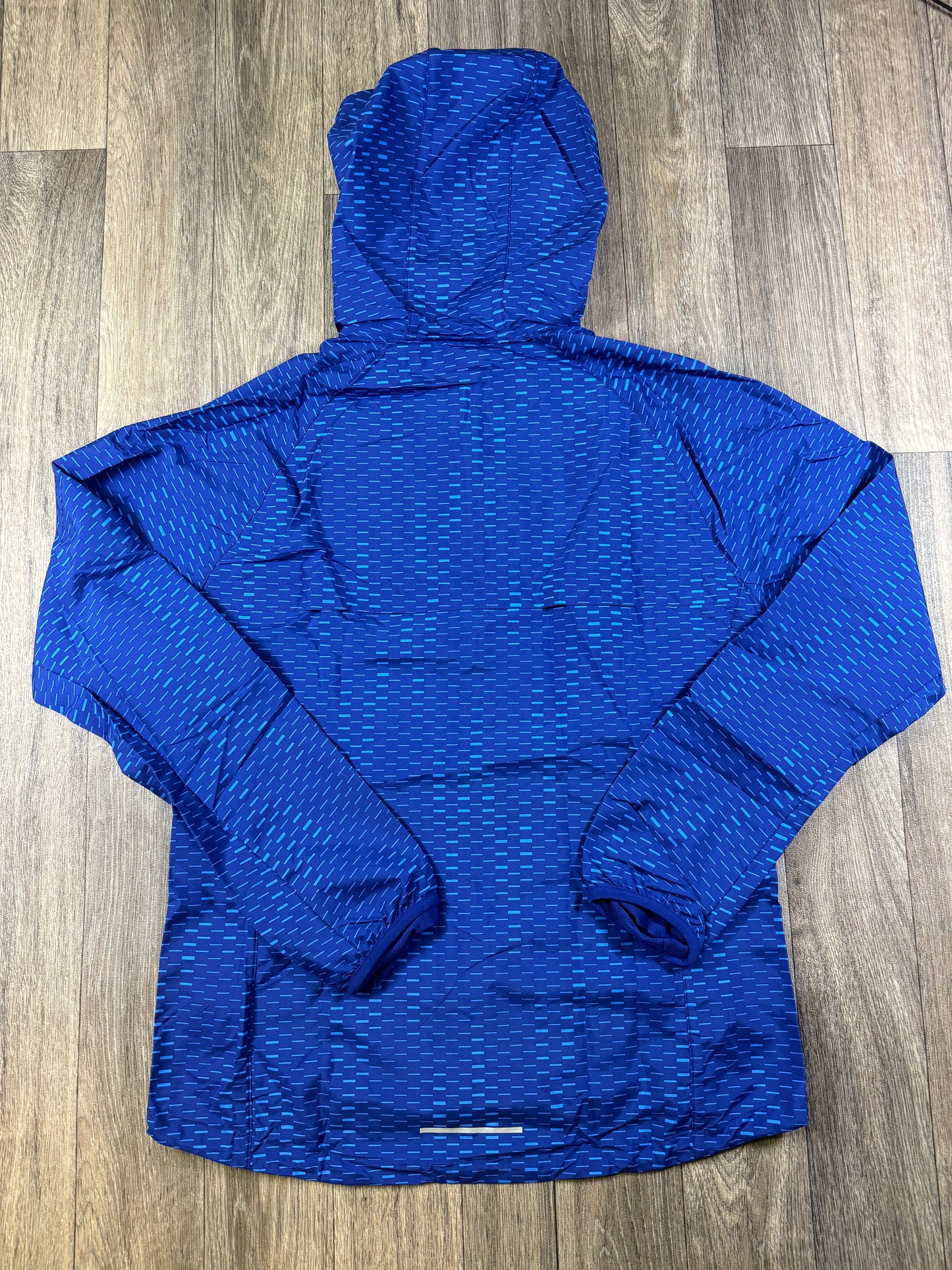 Blue digi windbreaker