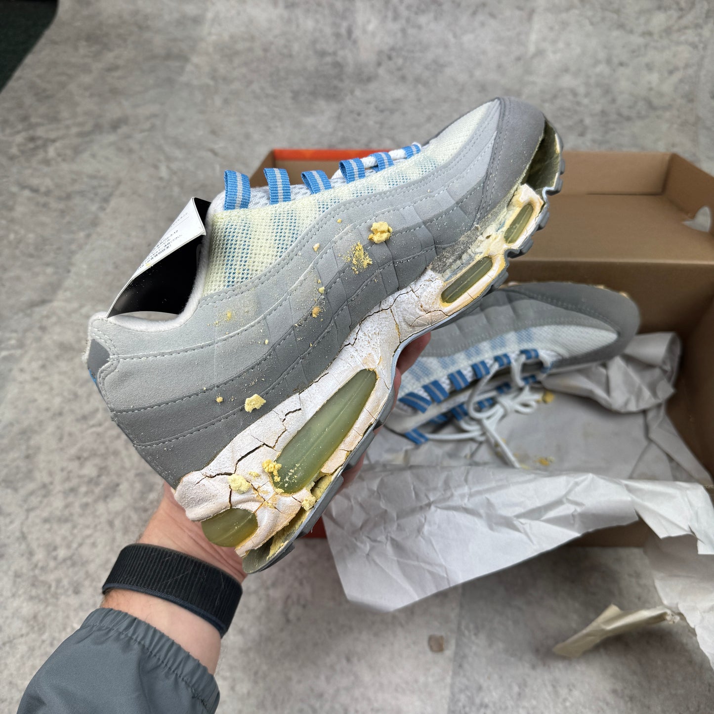 Nike Air Max 95 Neutral grey / Blue wave