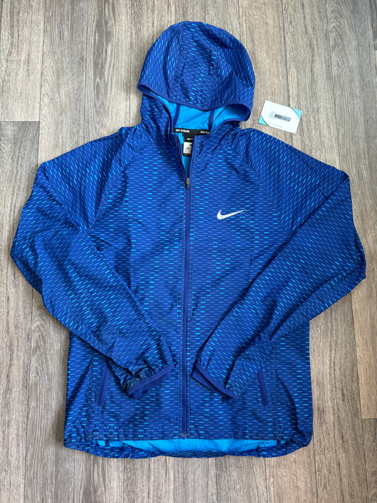 Blue digi windbreaker