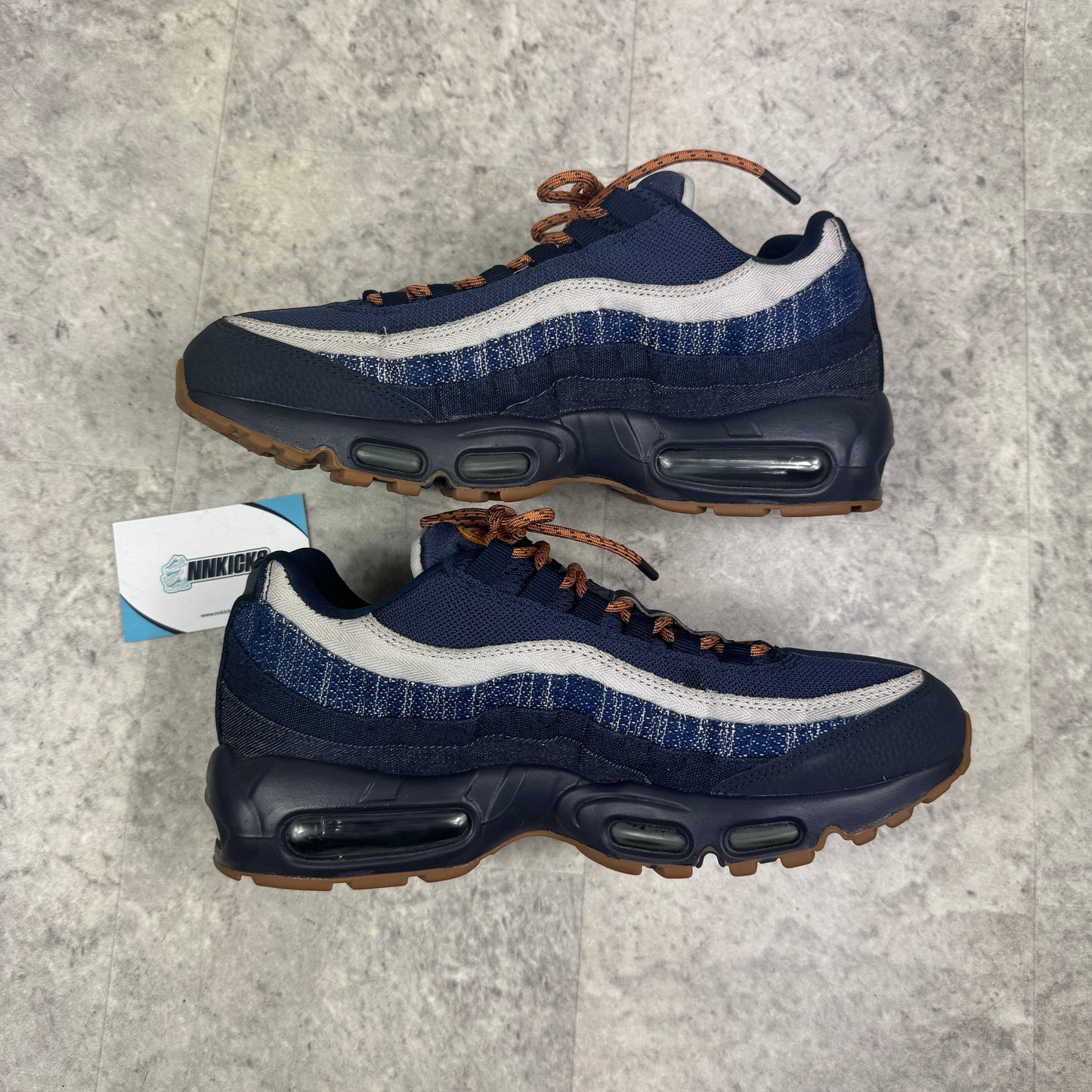 Nike Air Max 95 Denim Dark Obsidian Gum