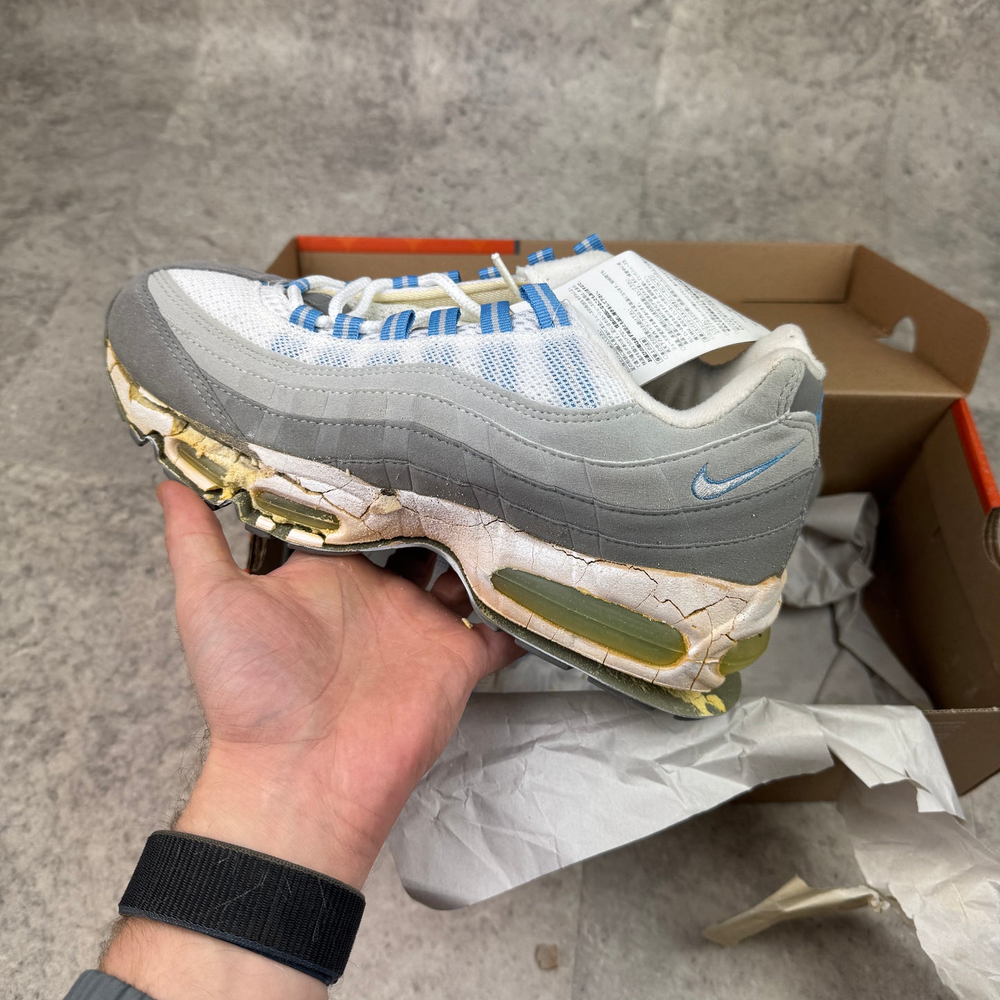 Nike Air Max 95 Neutral grey / Blue wave