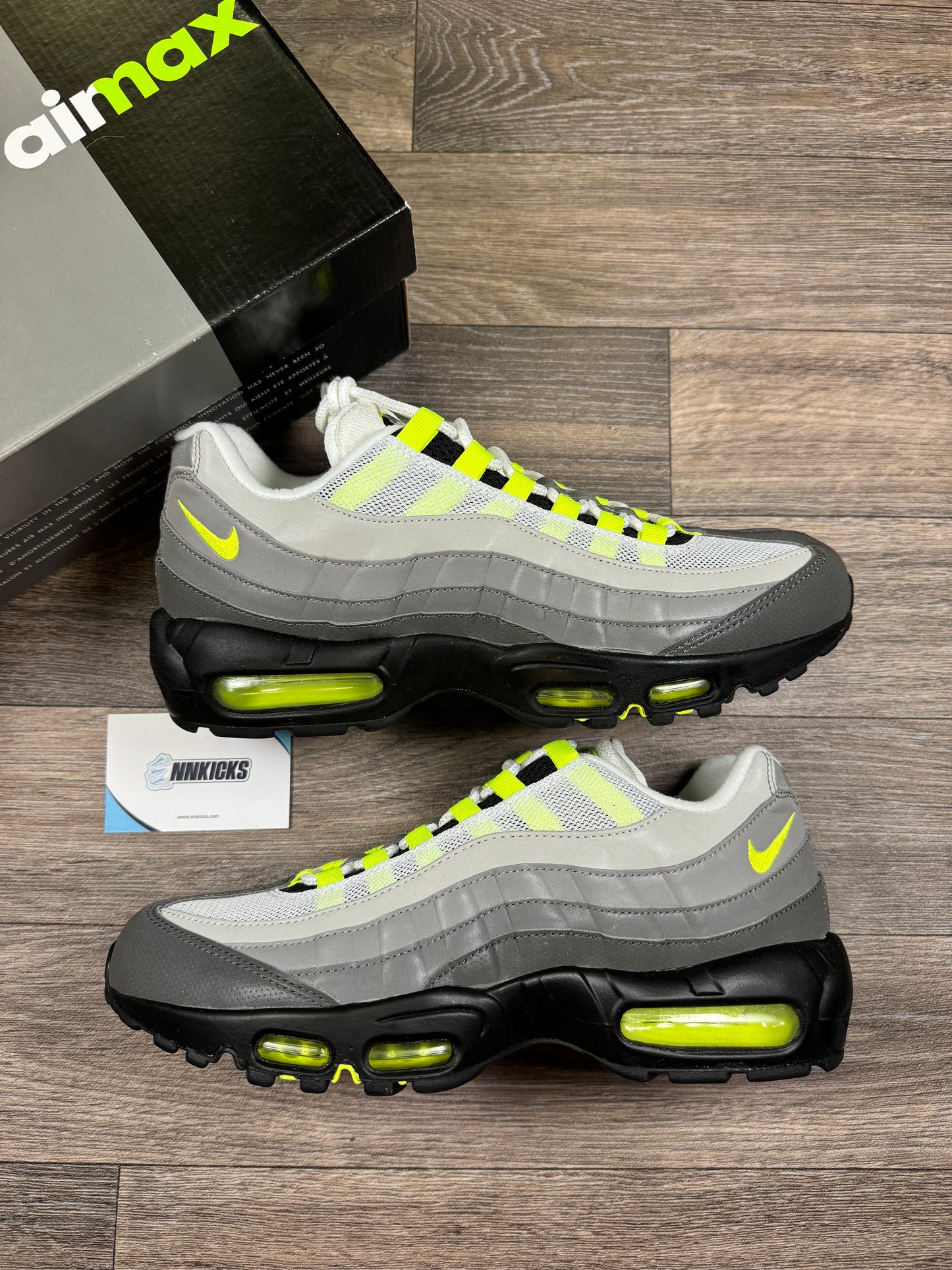 Air max 95 reflective neon